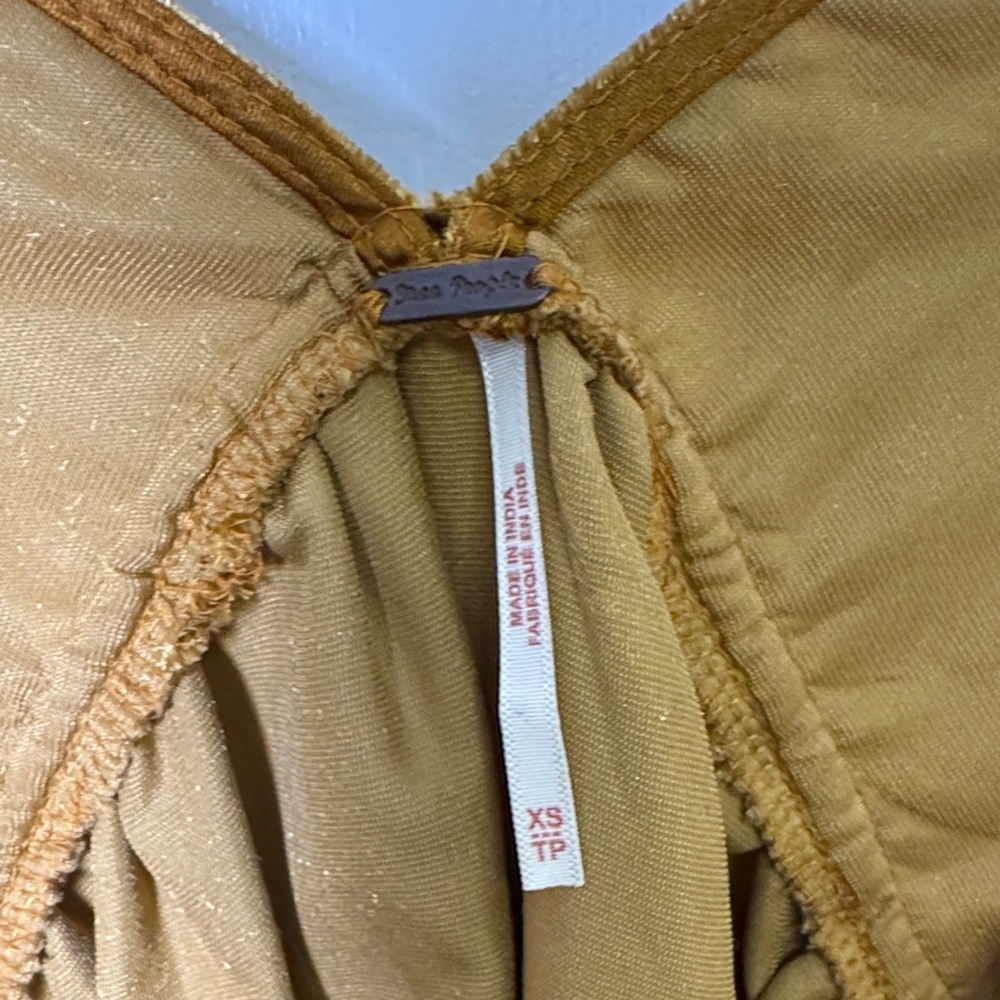 Free People Easy Street Crushed Velvet Mini Dress XS - Picture 2 of 12